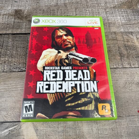 Xbox 360 Game Red Dead Redemption Microsoft Cowboy Western Shooter RP - Picture 1 of 8